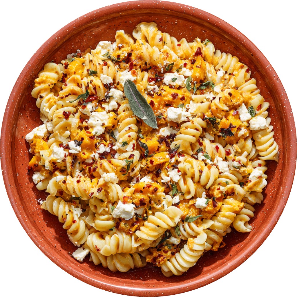 Baked Feta And Butternut Squash Pasta