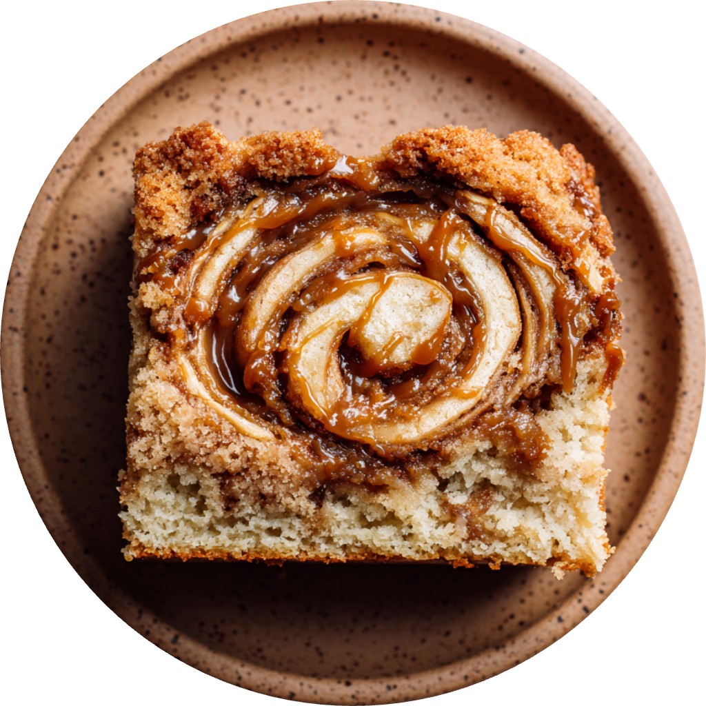 Caramel Apple Sourdough Coffee Cake