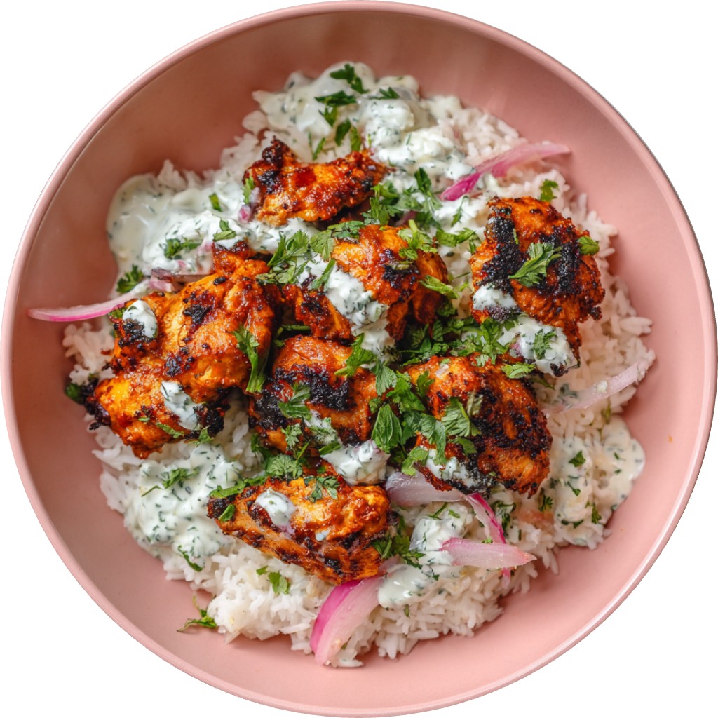 Air Fryer Chicken Tikka Bowl