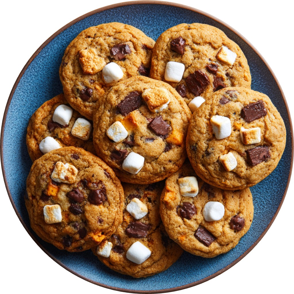 Pumpkin S'Mores Cookies