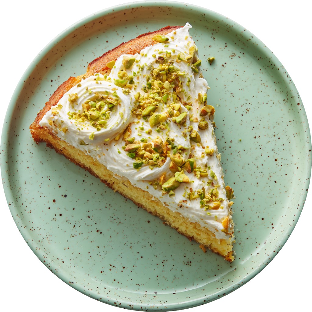 Pistachio Butter Gooey Butter Cake