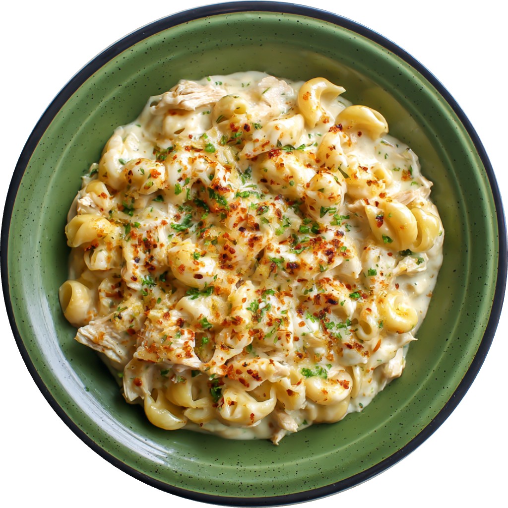 One Pot White Chicken Chili Mac And Cheese
