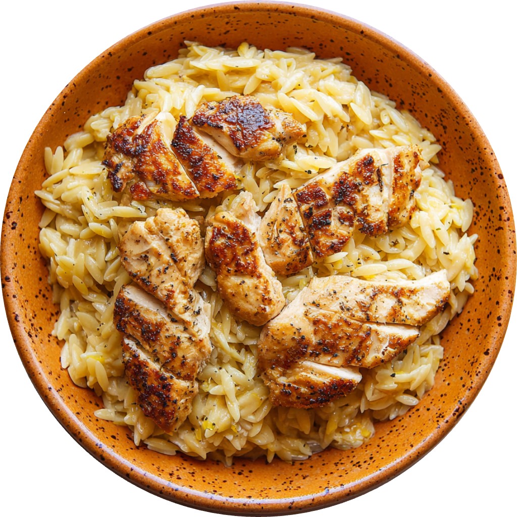 Lemon Chicken Orzo Pasta