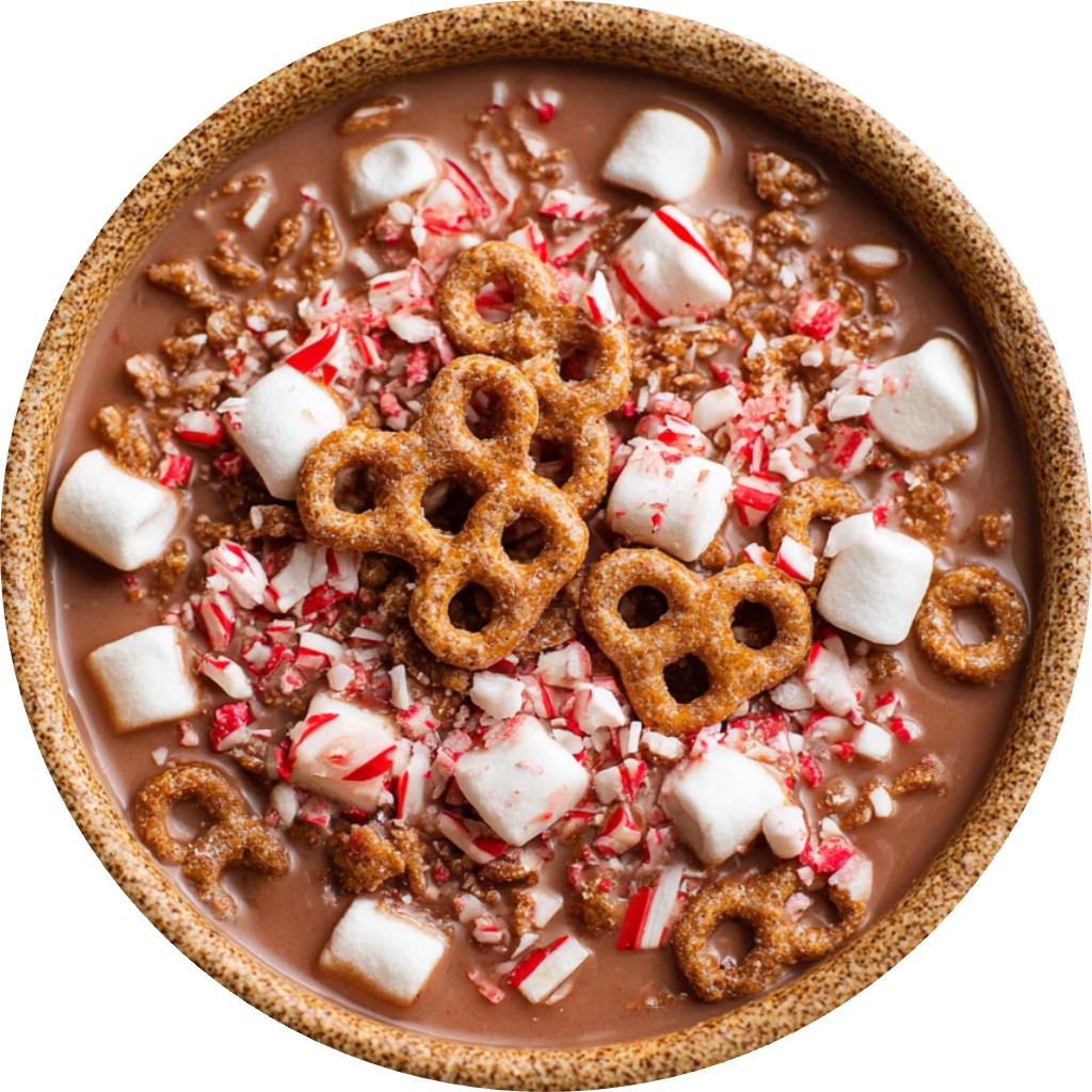 Peppermint Hot Chocolate Munch