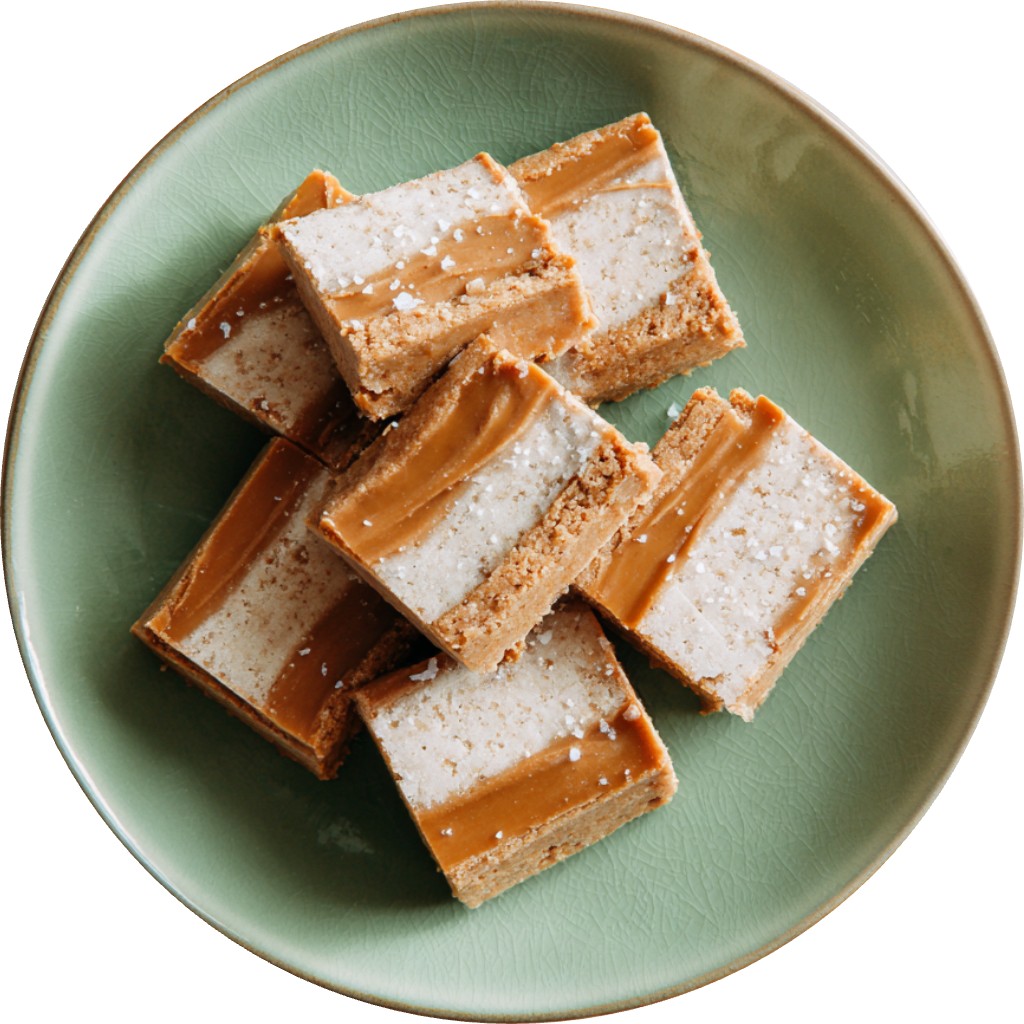 Salted Maple Protein Cookie Bars