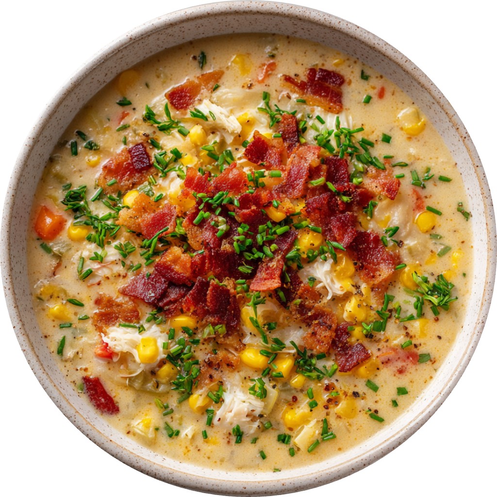 Classic Corn And Crab Chowder