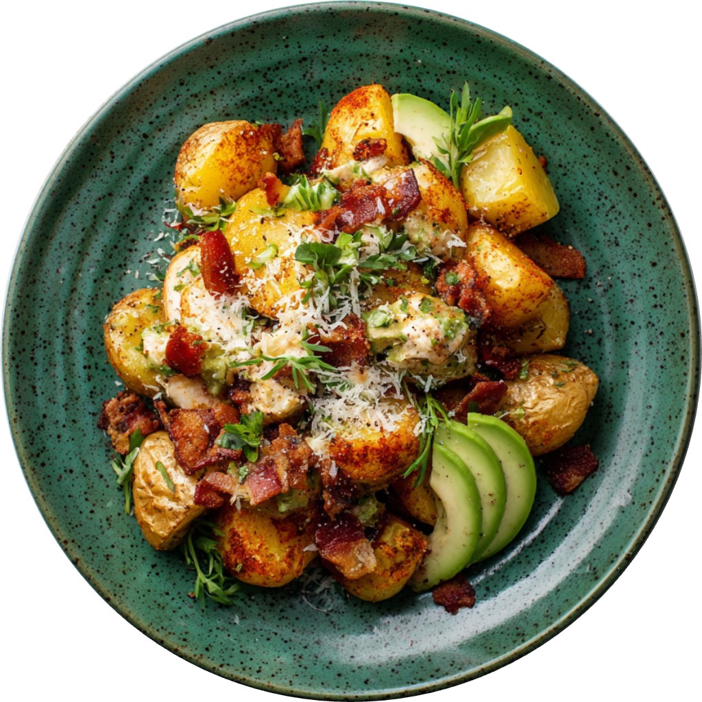 Caesar Loaded Potatoes
