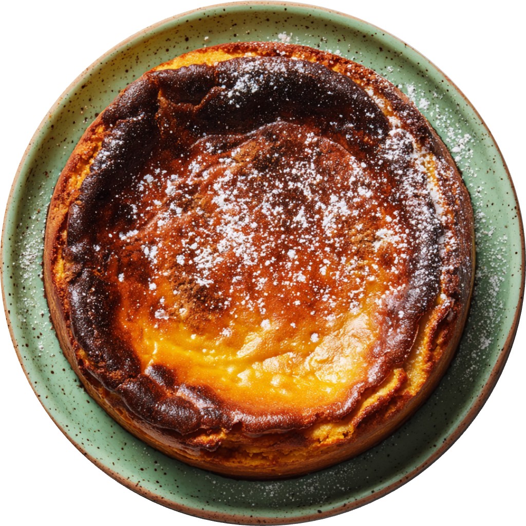 Pumpkin Basque Cheesecake