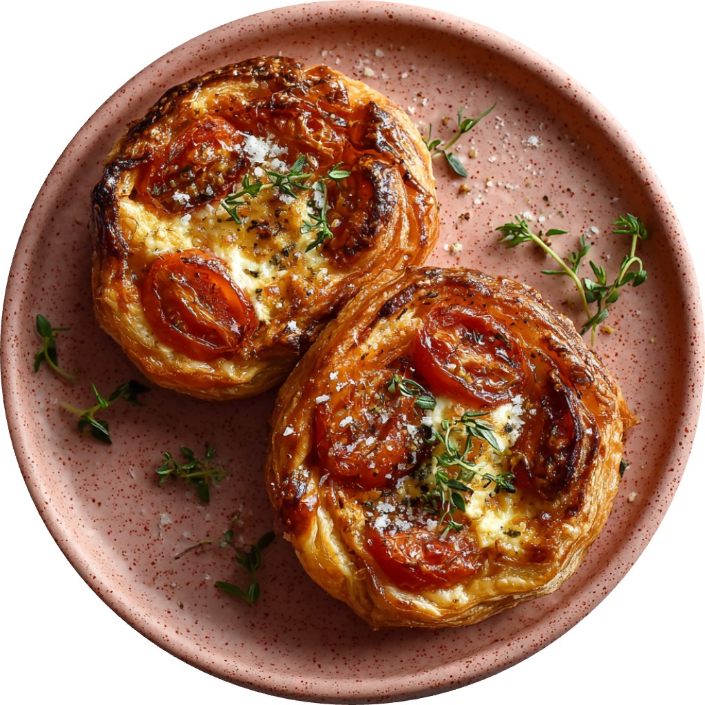 Puff Tarts With Tomato, Thyme & Honey