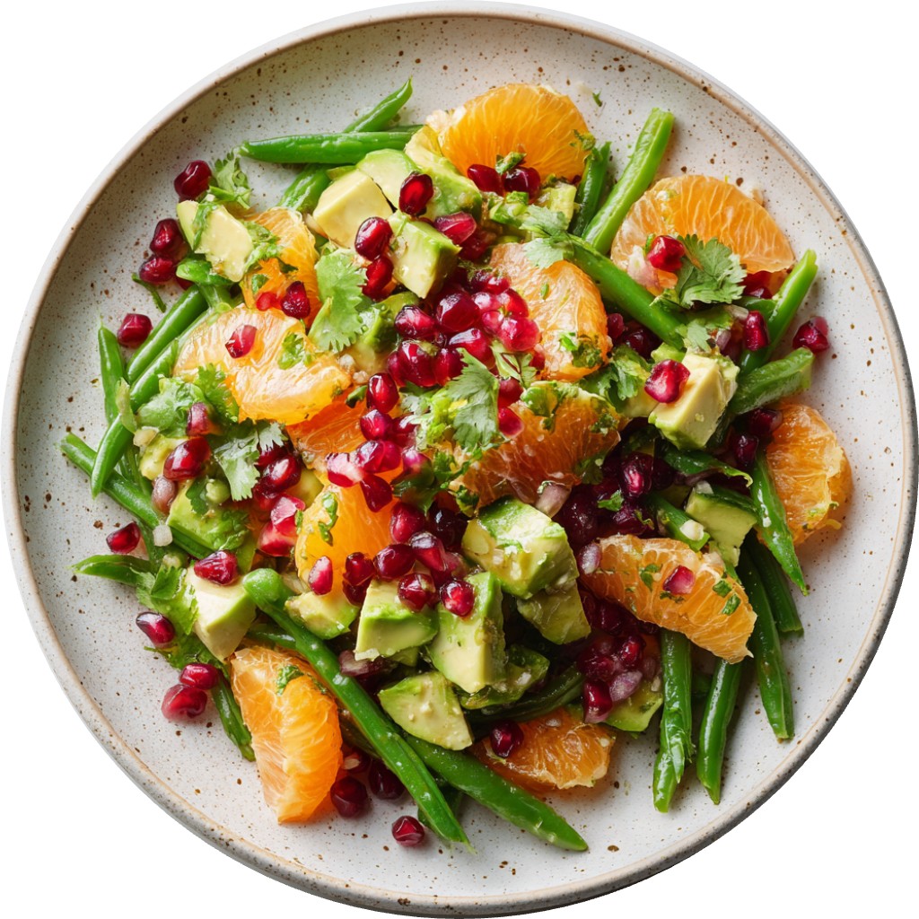 Pomegranate & Green Bean Salad