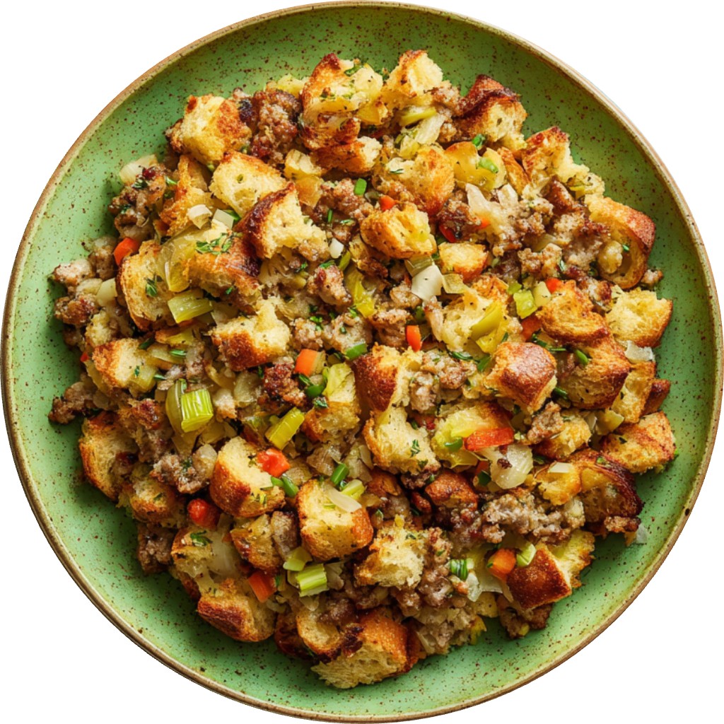 Croissant Sausage & Apple Stuffing