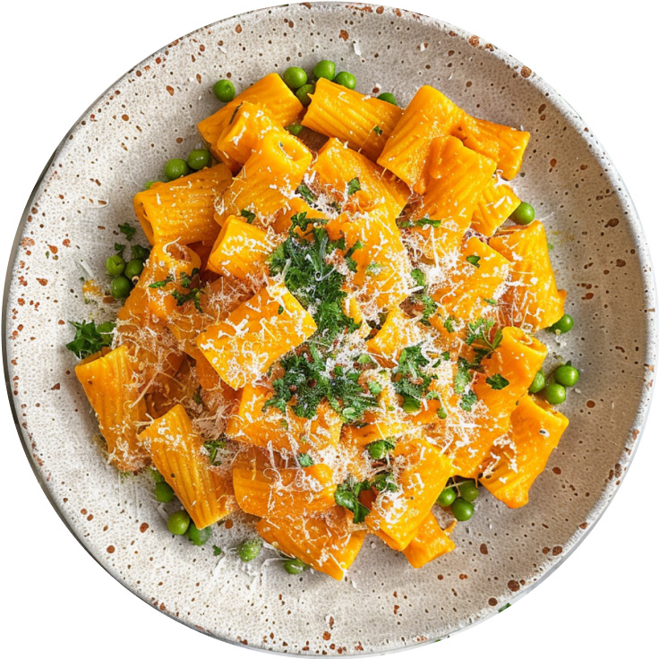 Butternut Squash Rigatoni with Sage and Pecan Crumb