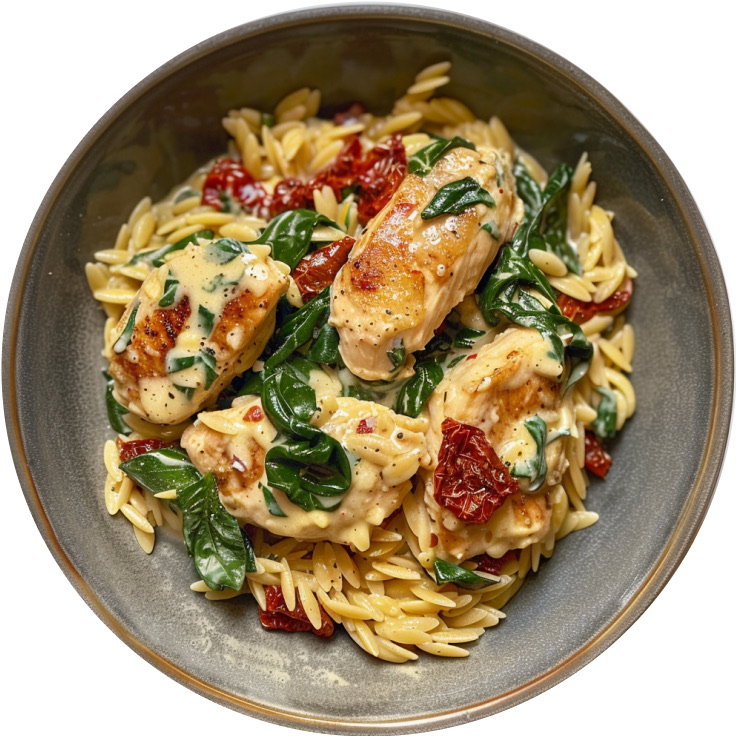 One Pan Chicken Orzo