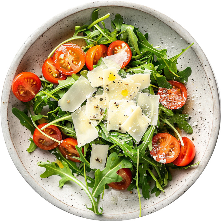 Arugula Salad with Parmesan & Tomato