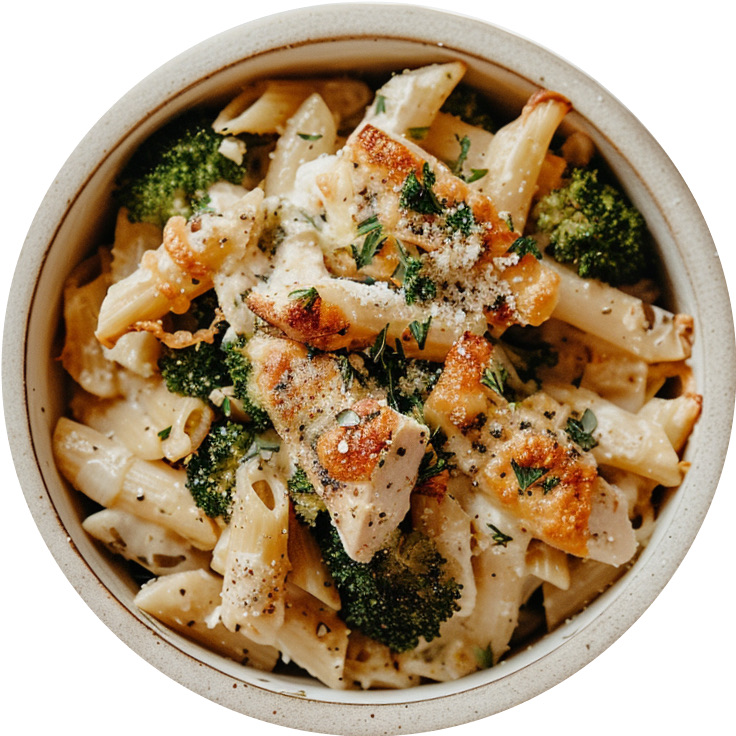 Mom’s Chicken and Broccoli Baked Ziti