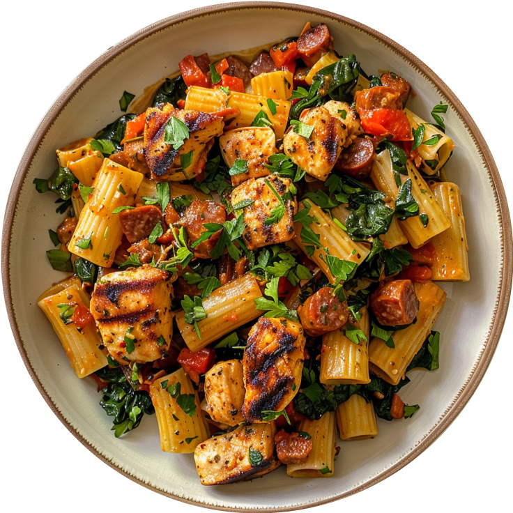Peri-Peri Chicken & Chorizo Pasta