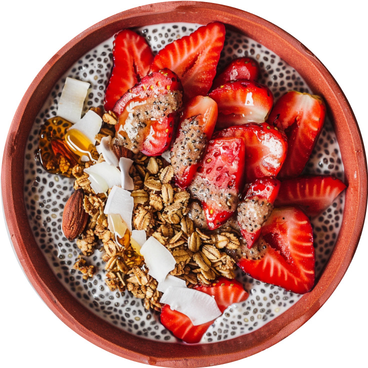 Peanut Butter Coconut Chia Pudding