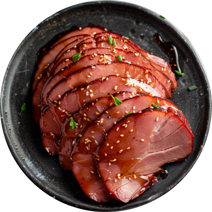 Maple Bourbon Glazed Ham