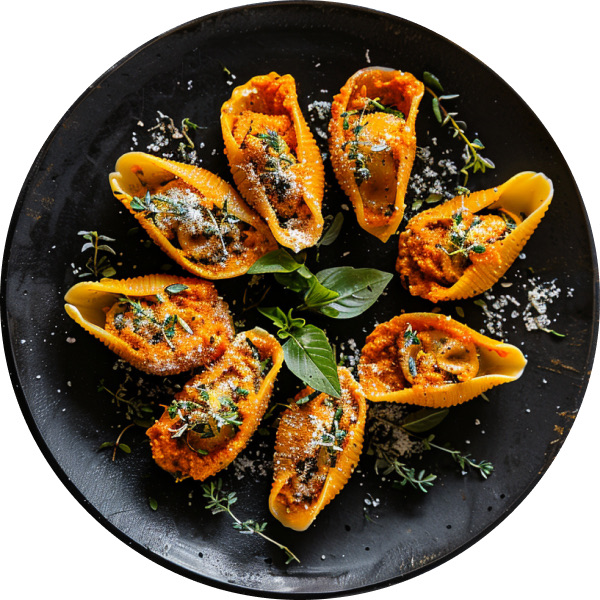 Vegetarian Pumpkin and Ricotta Stuffed Shells