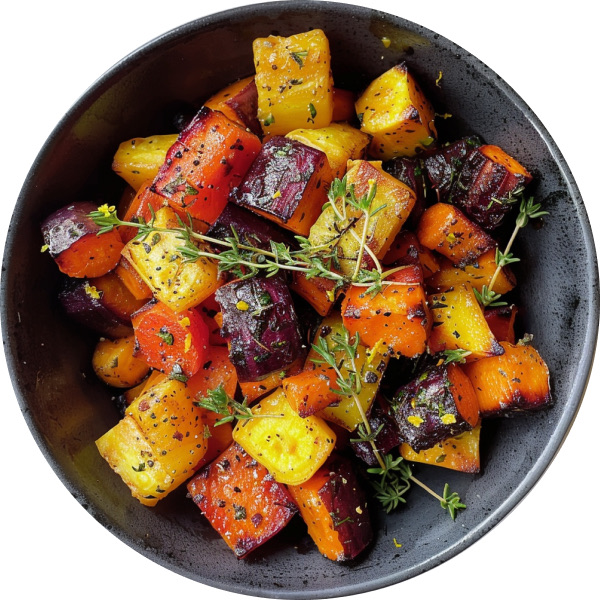 Honey-Roasted Carrots with Thyme and Orange Zest