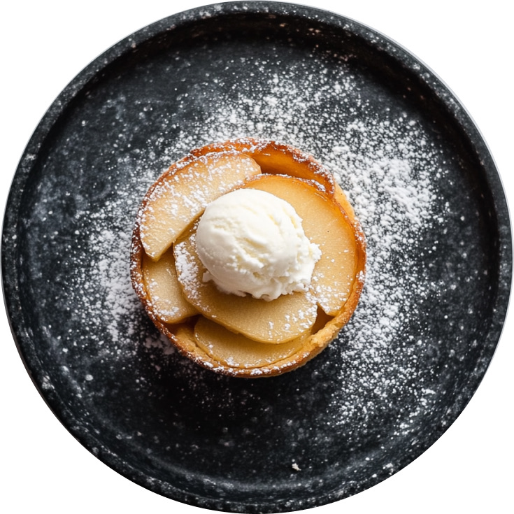 Mini Warm Butter Sourdough Apple Cakes