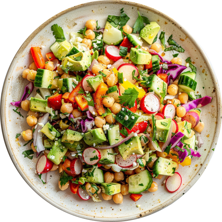 Dense Bean Green Goddess Salad