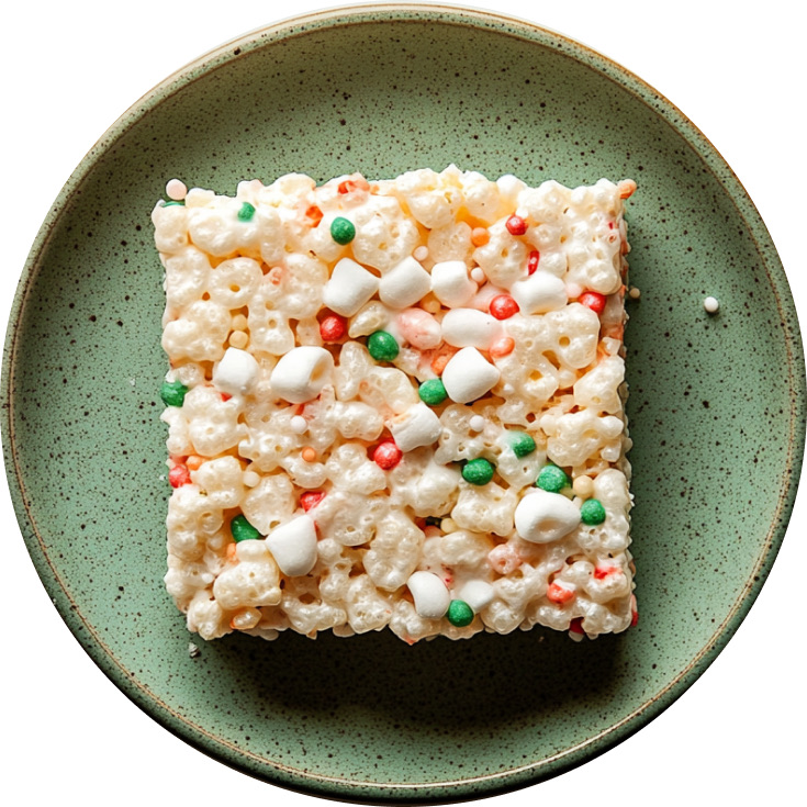 Festive Brown Butter Rice Krispie Treats
