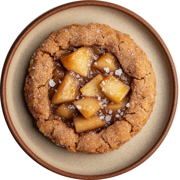 Salted Caramel Apple Pie Cookies