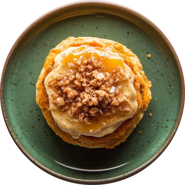 Cinnamon Crunch Pumpkin Biscuits with Caramel Butter