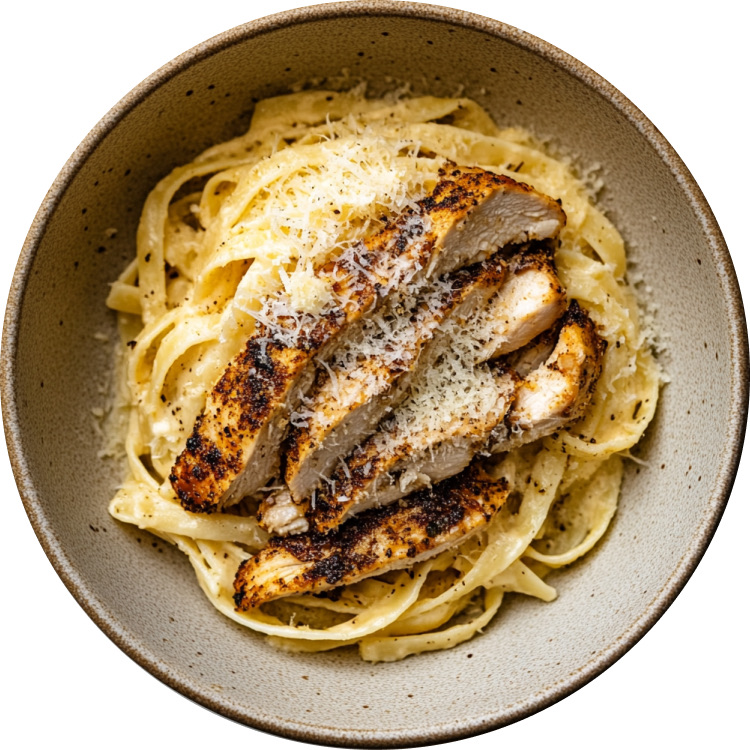 Blackened Cajun Chicken Alfredo