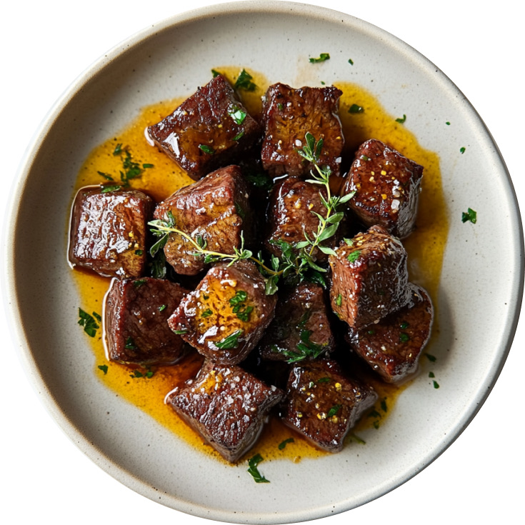 Cowboy Butter Steak Bites