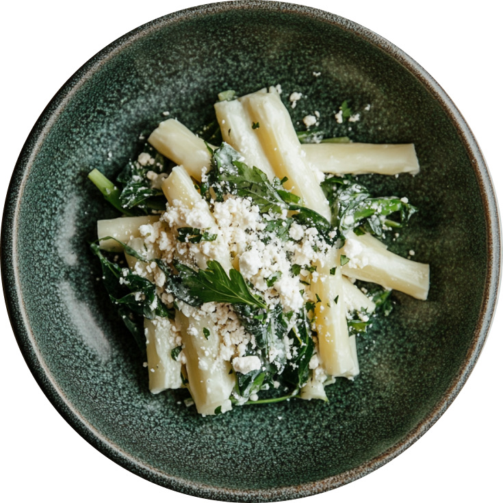 Casarecce with Cime di Rapa and Ricotta Salata
