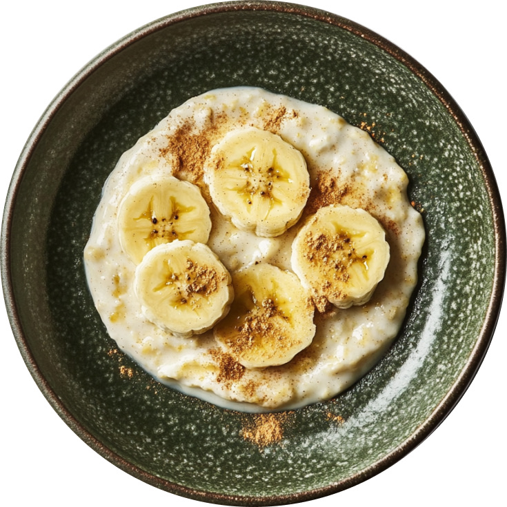 Banana Custard Oatmeal