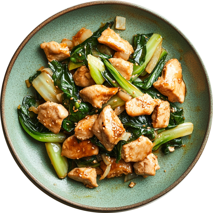 Ginger-Garlic Chicken and Vegetable Stir-Fry
