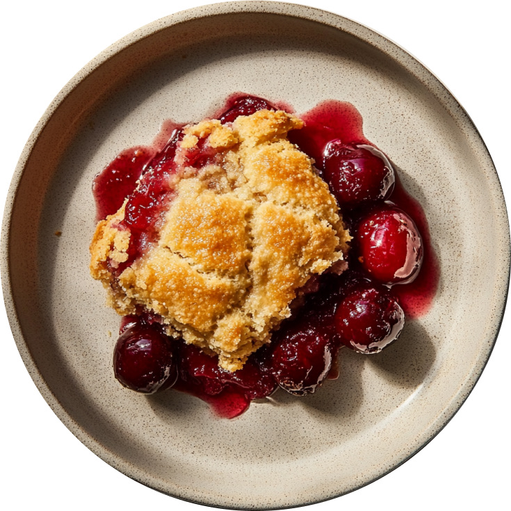 Cherry Biscuit Cobbler