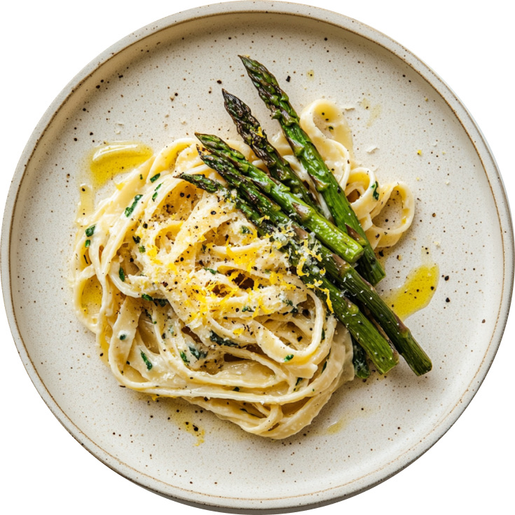 Lemony Asparagus Pasta