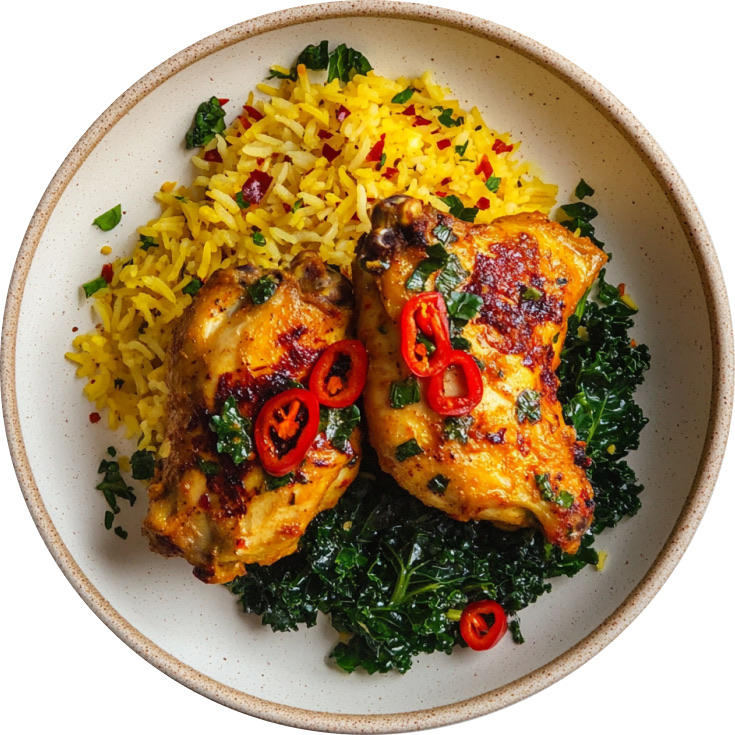 Spiced Coconut Chicken Rice