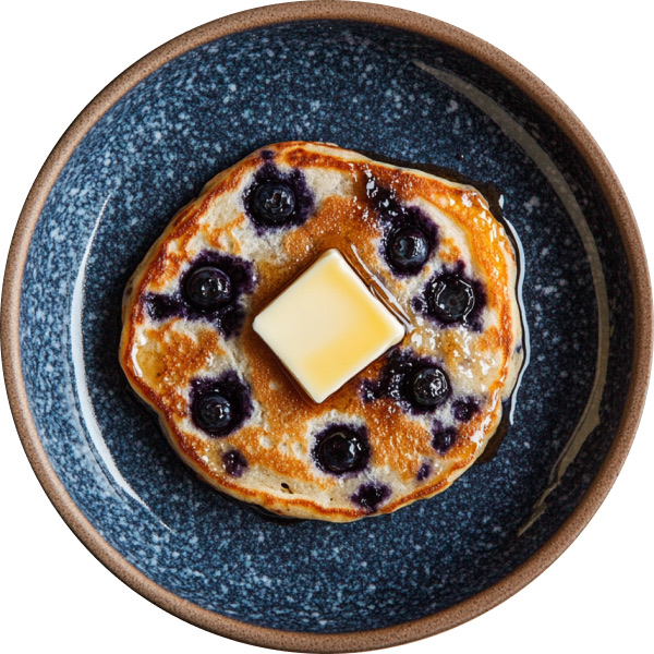 No-Flip Blueberry Oven Pancake