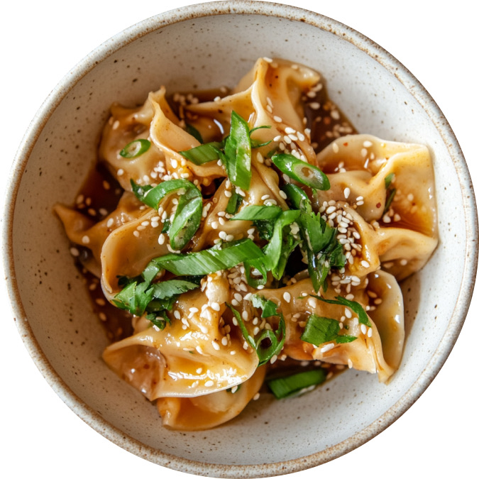 Chile Oil Wontons