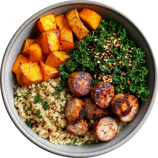 One Pot Fall Quinoa with Chicken Sausage