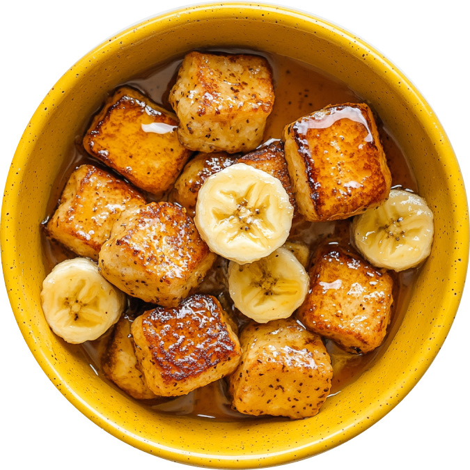 Banana Pudding Stuffed French Toast