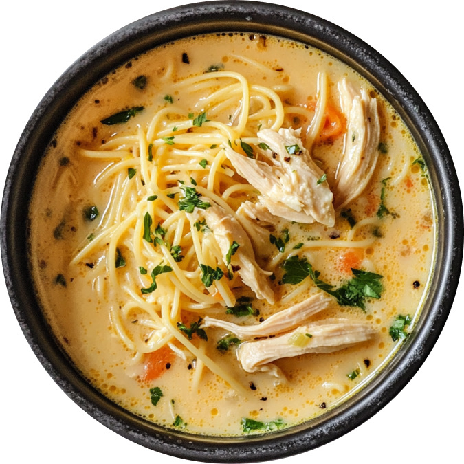 Creamy Chicken Noodle Soup