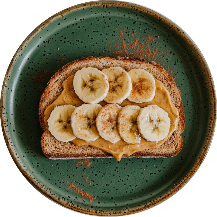 Vegan Caramelized Banana Toast