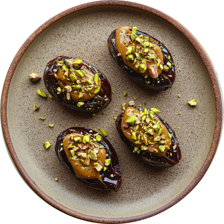 No-Bake Date and Peanut Bark