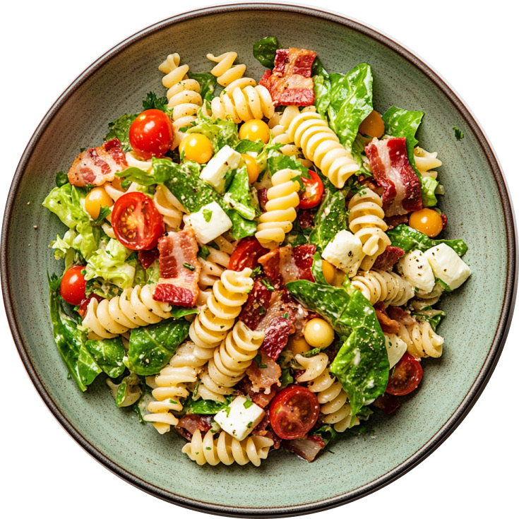 BLT Caesar Pasta Salad