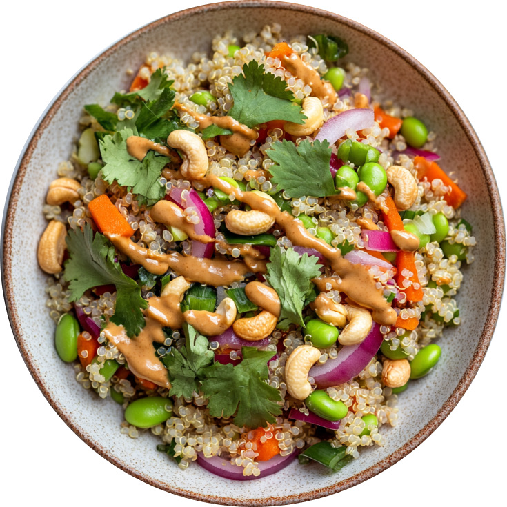Cashew Crunch Edamame Salad
