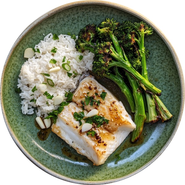 Coconut Miso Poached Fish