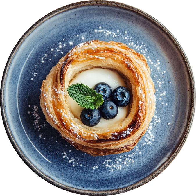 Easy Blueberry Puff Pastries