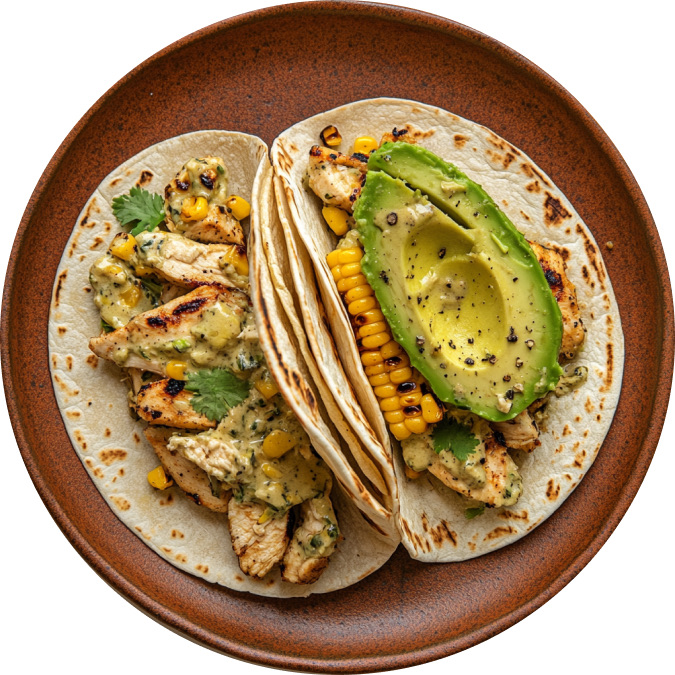 Skillet Creamy Green Chile Chicken Fajitas