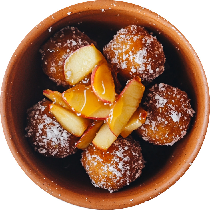Salted Apple Maple Munchkins